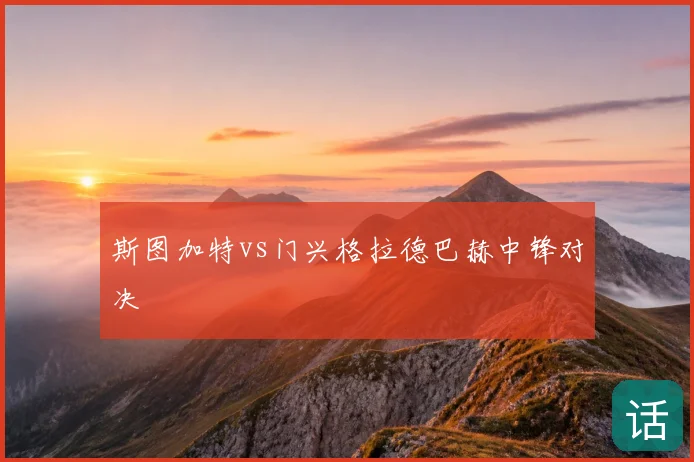 斯图加特vs门兴格拉德巴赫中锋对决